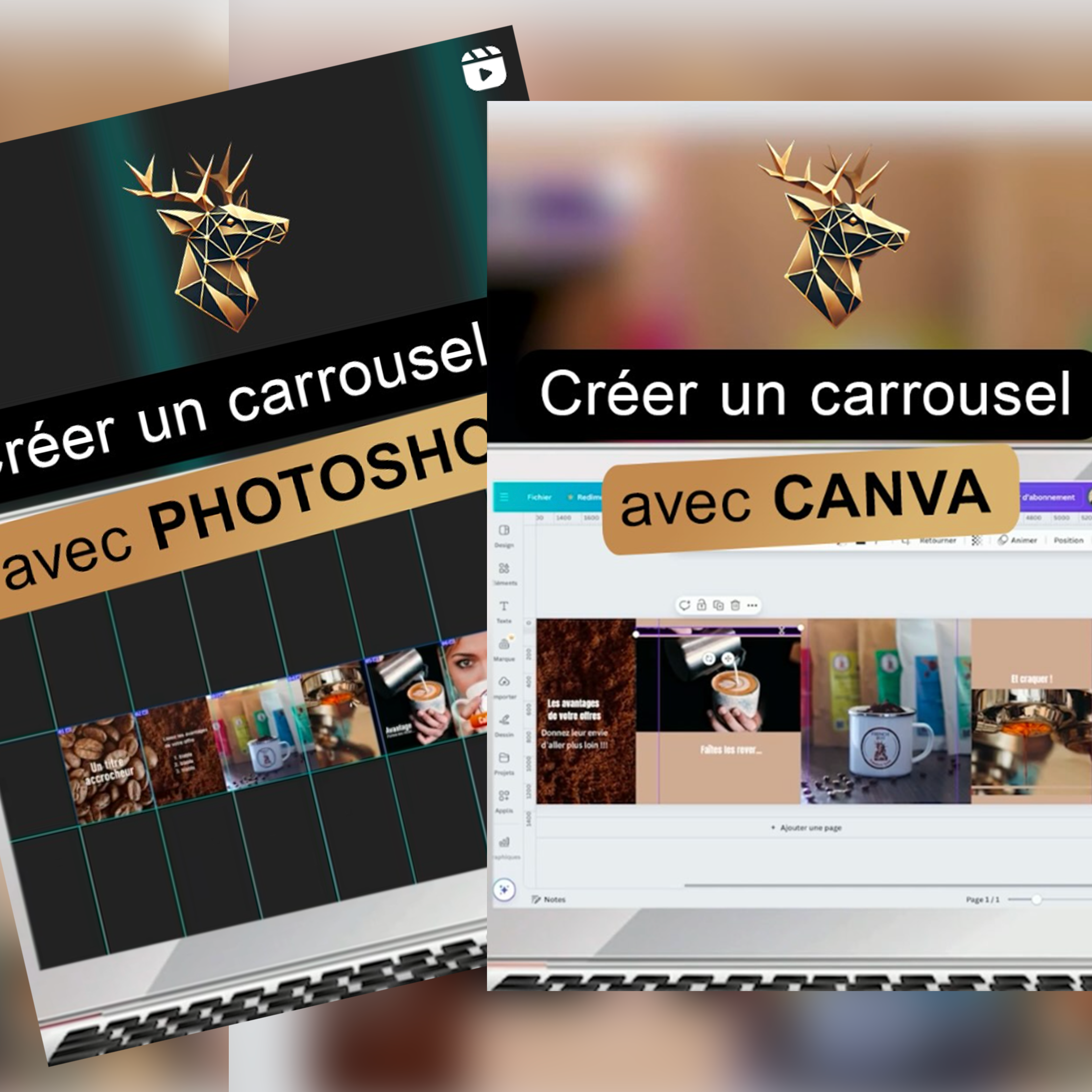 créer des carrousels linkedin et instagram facilement - tutoriels
